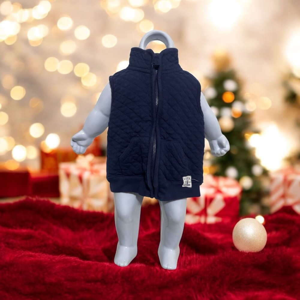Carter’s Navy Blue Quilted Vest